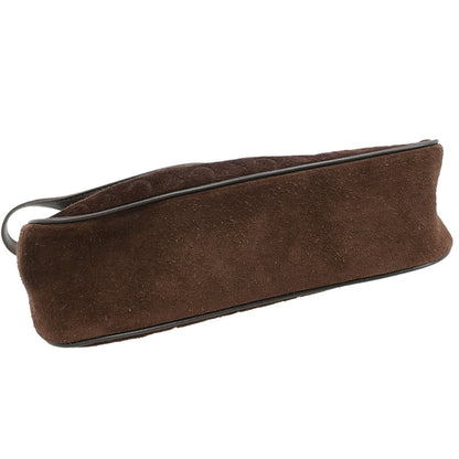 Celine Brown Suede Macadam Handbag