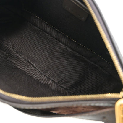 Celine Brown Suede Macadam Handbag