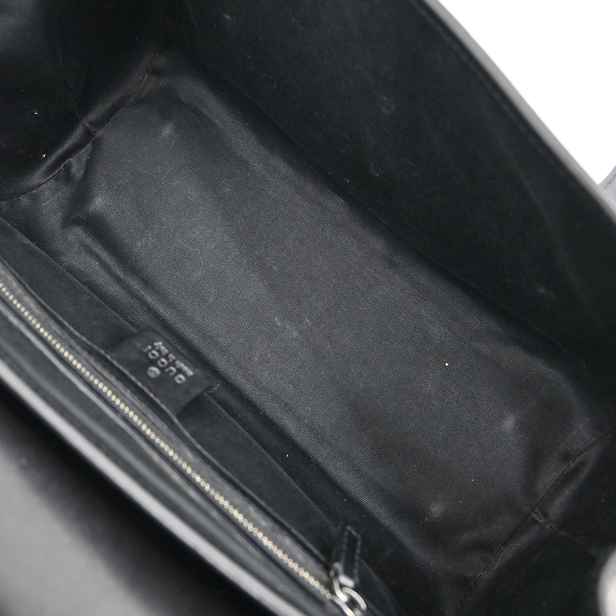 Gucci Black Bamboo GG Handbag