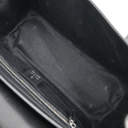 Gucci Black Bamboo GG Handbag