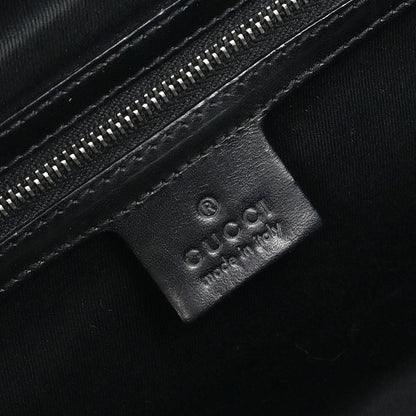 Gucci Black Bamboo GG Handbag