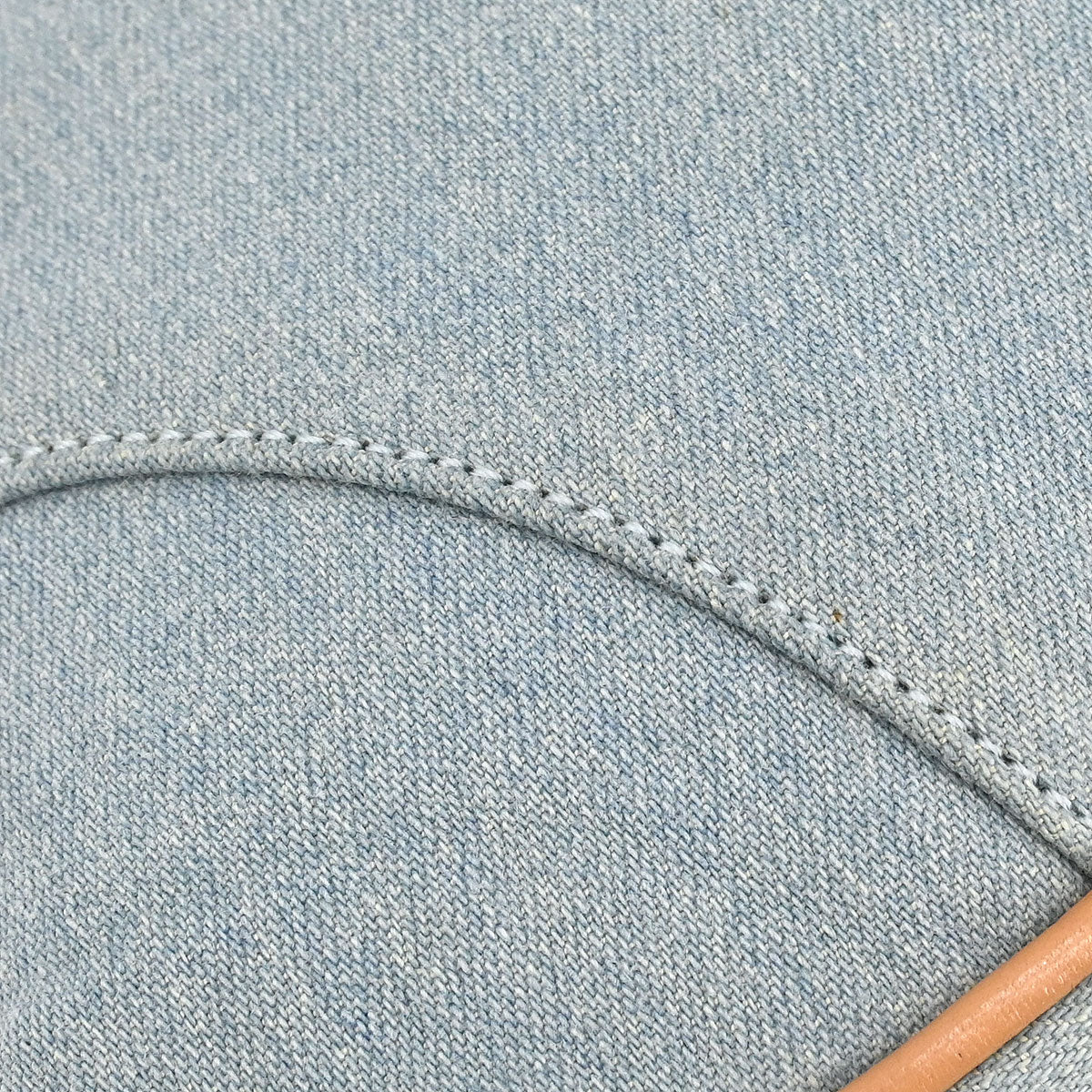 Christian Dior Light Blue Denim Saddle Handbag