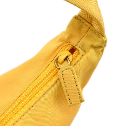 Prada Yellow Nylon Handbag
