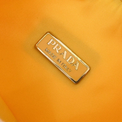 Prada Yellow Nylon Handbag