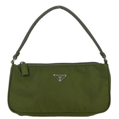 Prada Green Nylon Handbag