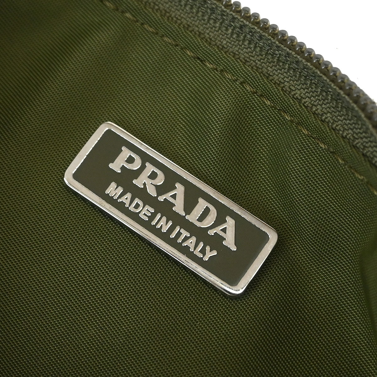 Prada Green Nylon Handbag