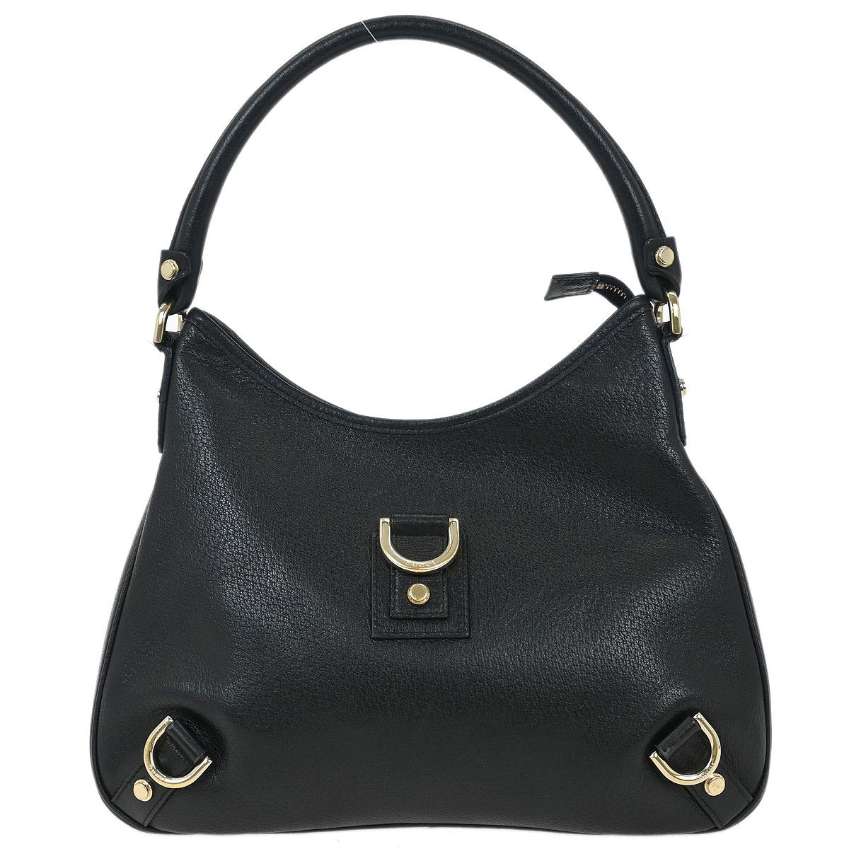 Gucci Black GG Abbey D Ring Handbag