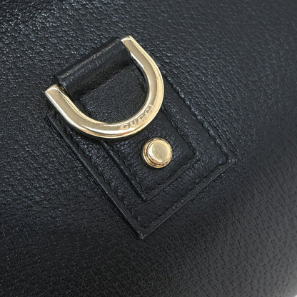 Gucci Black GG Abbey D Ring Handbag