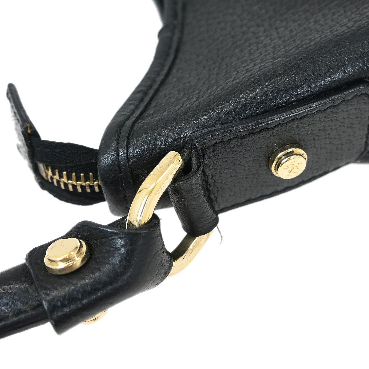 Gucci Black GG Abbey D Ring Handbag