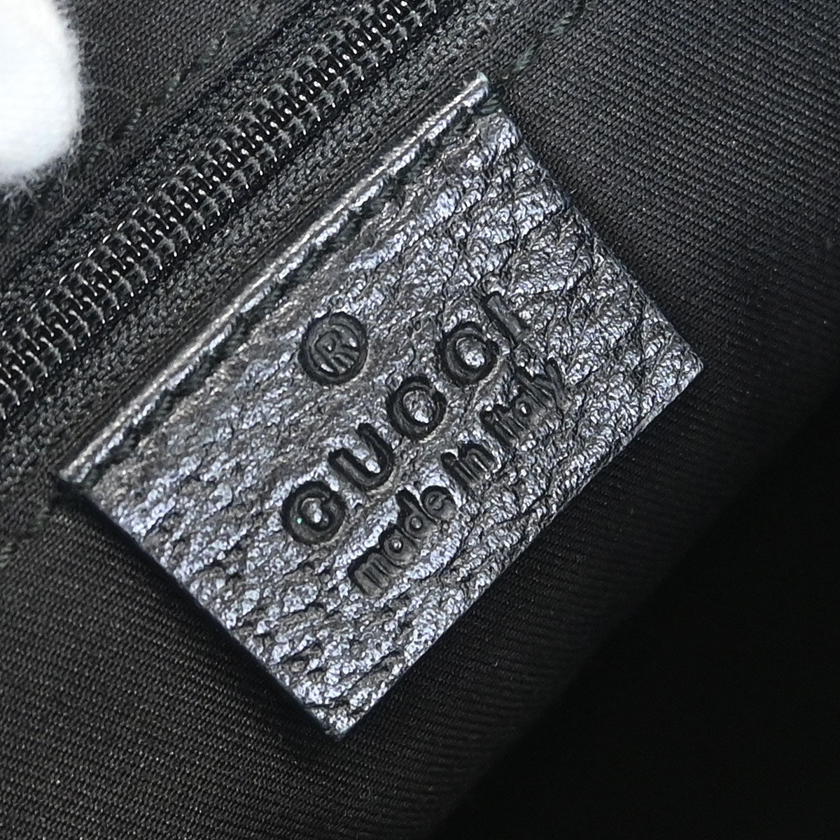 Gucci Black GG Abbey D Ring Handbag