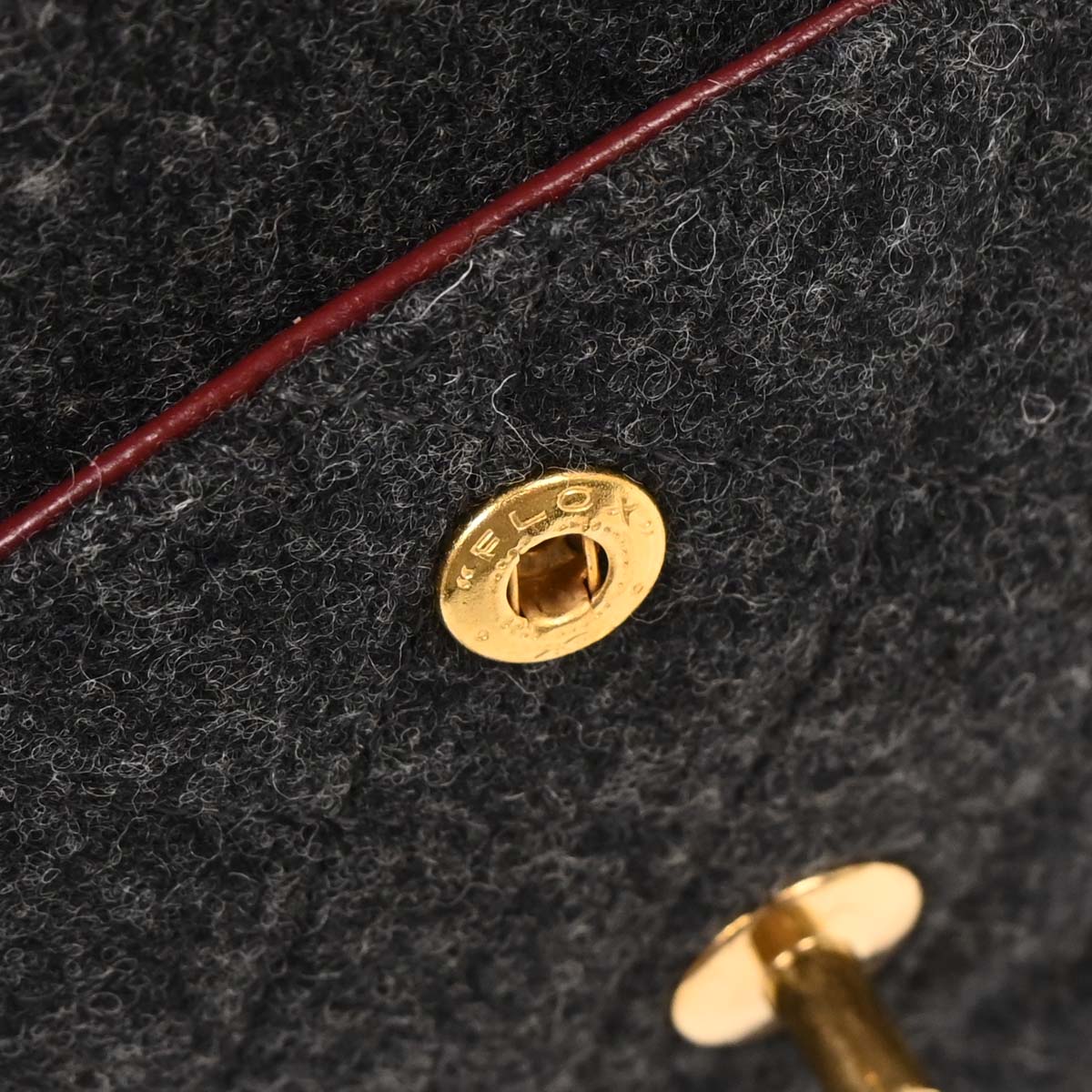 Chanel Gray Wool Medium Classic Double Flap Shoulder Bag