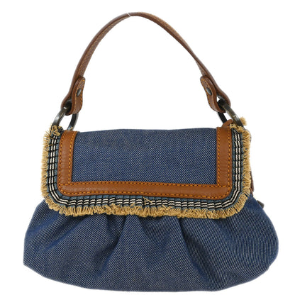 Fendi Blue Denim Chef Handbag