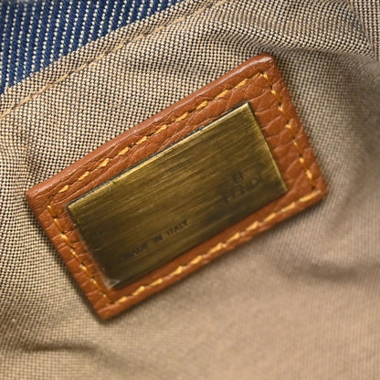 Fendi Blue Denim Chef Handbag
