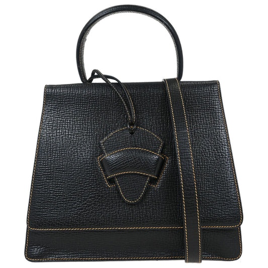 Loewe Black Barcelona 2way Shoulder Handbag