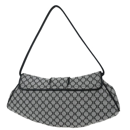 Celine Gray Canvas Macadam Handbag