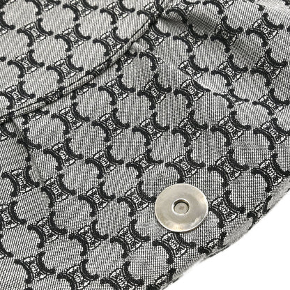 Celine Gray Canvas Macadam Handbag