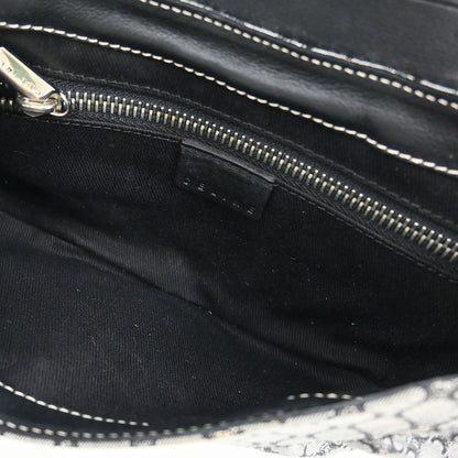 Celine Gray Canvas Macadam Handbag