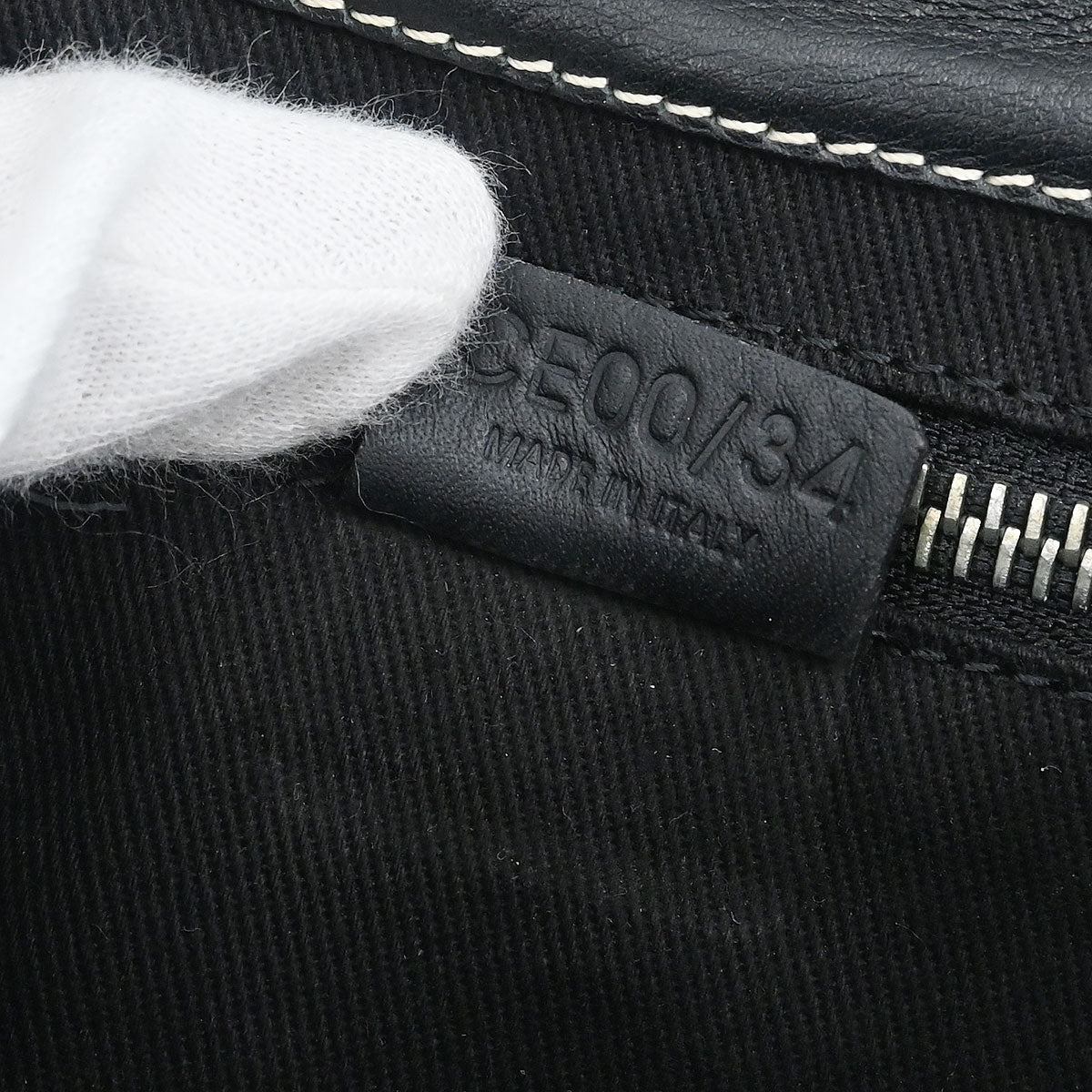 Celine Gray Canvas Macadam Handbag