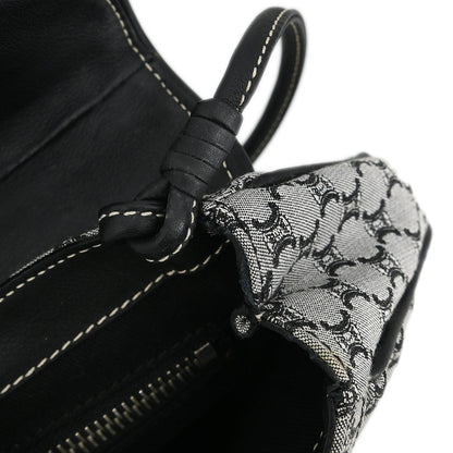 Celine Gray Canvas Macadam Handbag