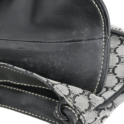 Celine Gray Canvas Macadam Handbag