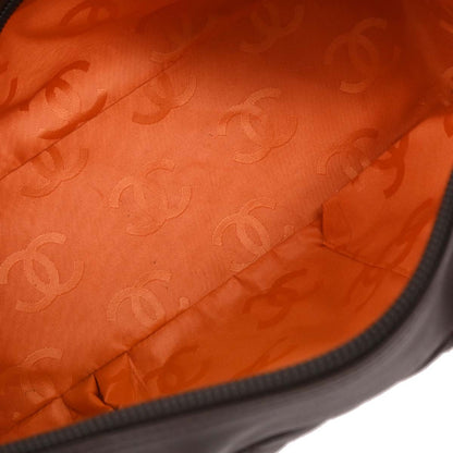 Chanel 2004-2005 Dark Brown Calfskin Cambon Ligne Bowling Bag