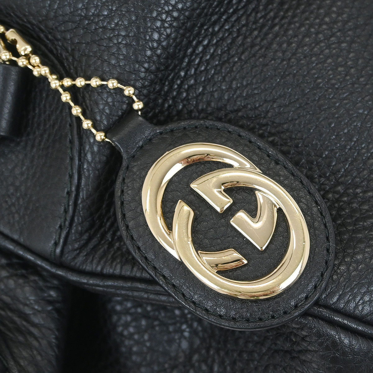 Gucci Black Leather Handbag