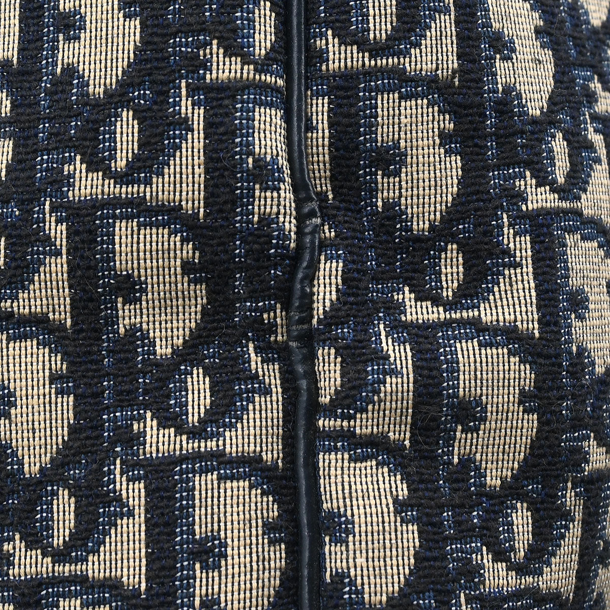 Christian Dior Navy Canvas Trotter Handbag