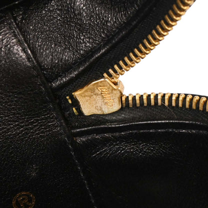 Chanel 1996-1997 Black Patent Leather Vanity Handbag