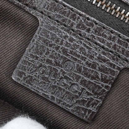 Gucci Beige Canvas Horsebit GG Handbag