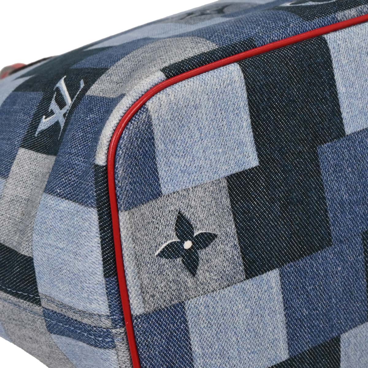 Louis Vuitton Monogram Denim Neverfull MM Shoulder Tote Bag M44981