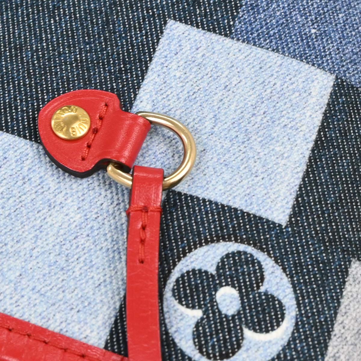 Louis Vuitton Monogram Denim Neverfull MM Shoulder Tote Bag M44981