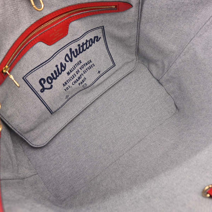 Louis Vuitton Monogram Denim Neverfull MM Shoulder Tote Bag M44981