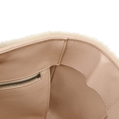 Balenciaga White Mouton Papier A6 2way Shoulder Handbag