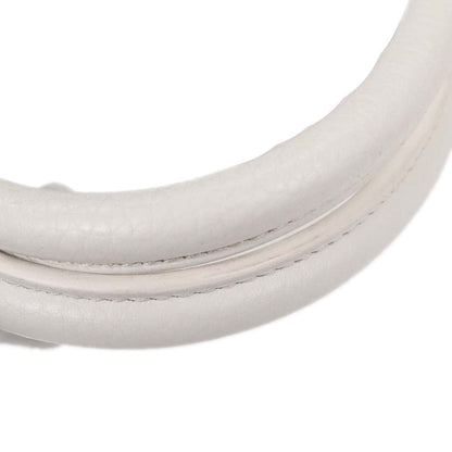 Hermes White Taurillon Clemence Birkin 30 Handbag