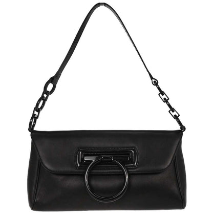 Salvatore Ferragamo Black Gancini Handbag