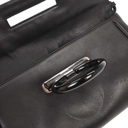 Salvatore Ferragamo Black Gancini Handbag