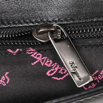Salvatore Ferragamo Black Gancini Handbag