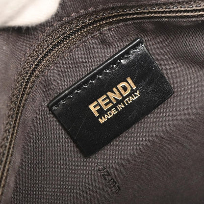 Fendi Black Leather 2way Shoulder Handbag