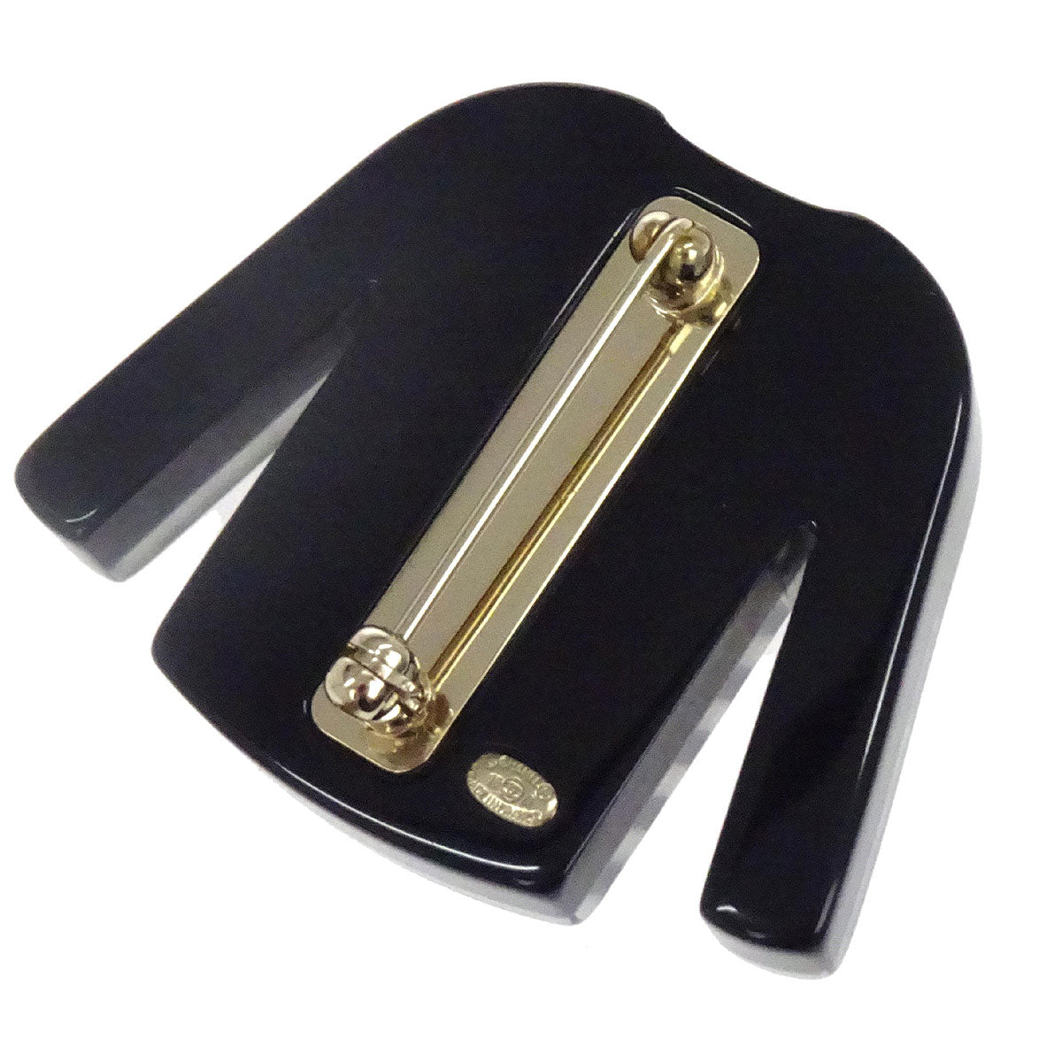 Chanel Brooch Pin Black Sweater 18A