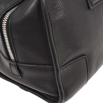 Loewe Black Leather Amazona 28 Handbag