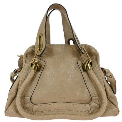 Chloe Beige Paraty 2way Shoulder Handbag