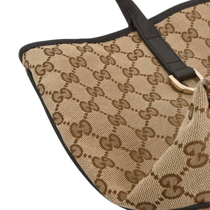 Gucci Brown Beige GG Tote Bag