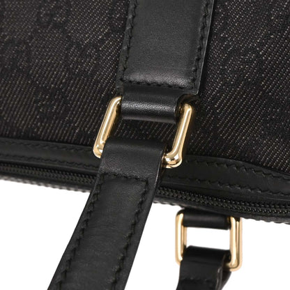 Gucci Black Canvas GG Handbag