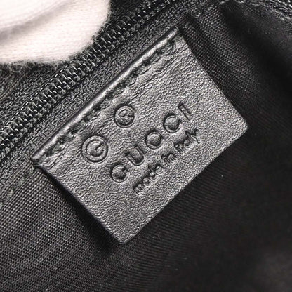 Gucci Black Canvas GG Handbag