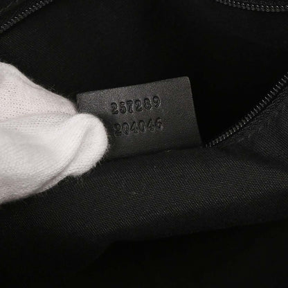 Gucci Black Canvas GG Handbag