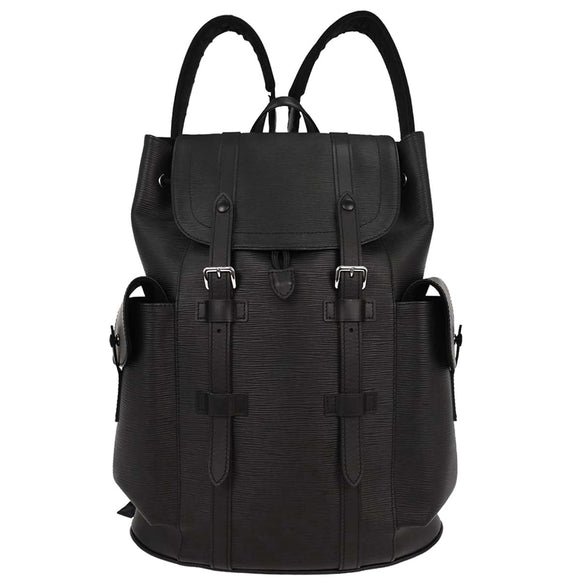 christopher pm louis vuitton backpack Louis Vuitton Black Epi Christopher PM Backpack M50159 – AMORE Vintage Tokyo