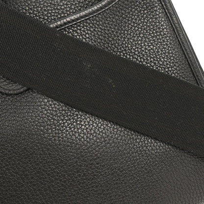 Hermes Black Taurillon Clemence Evelyne 3 29 PM Shoulder Bag
