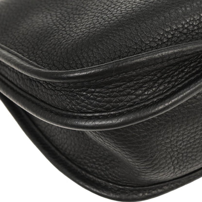 Hermes Black Taurillon Clemence Evelyne 3 29 PM Shoulder Bag