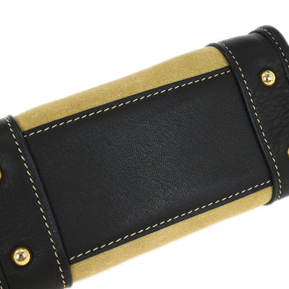 Loewe * Brown Beige Suede Leather Amazona 12 Handbag