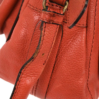 Chloe Vermilion Red Paraty 2way Shoulder Handbag